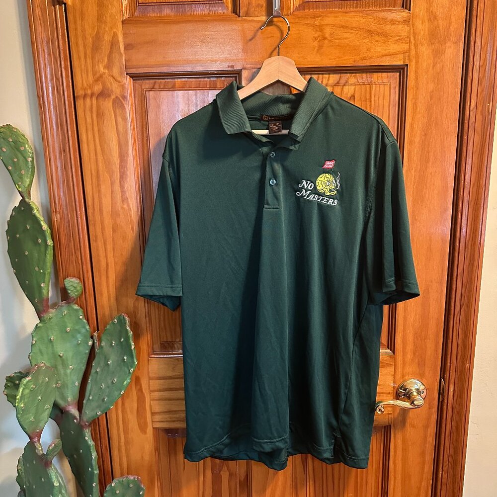 Heavy Slime "NO MASTERS" Golf Polo XL